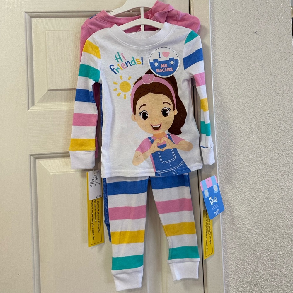 NWT hard to find Ms. Rachel pajamas